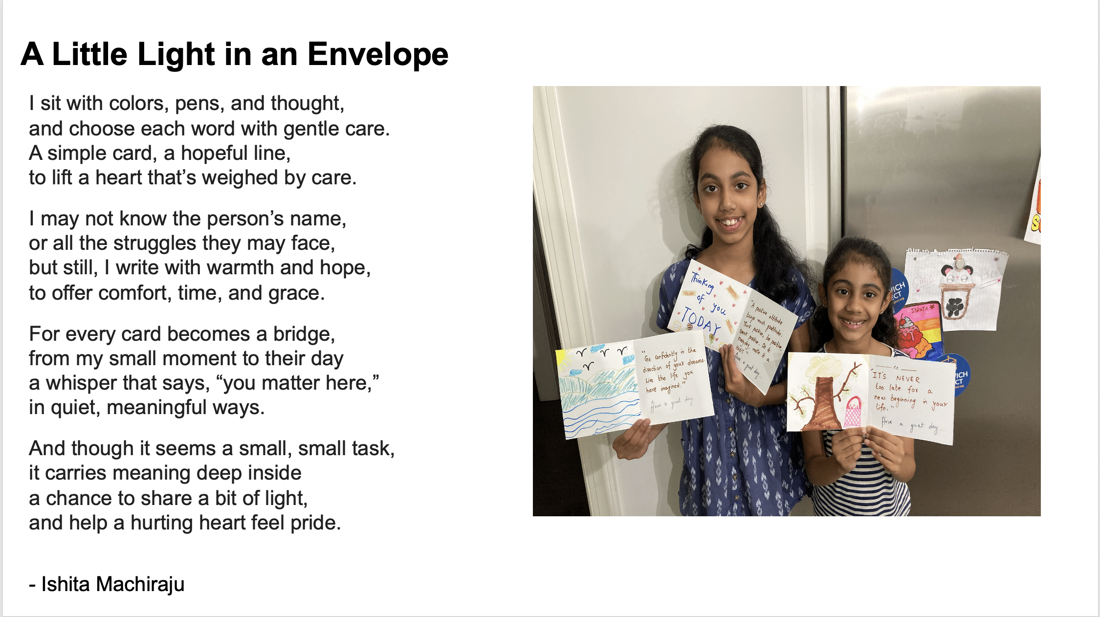 A Little Light in an Envelope by Ishita Machiraju